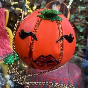 Pumpkin Betsey Johnson Oh My Gourd Crossbody Bag